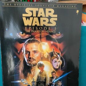 Star Wars Episode 1 Official Souvenir Magazine EUC